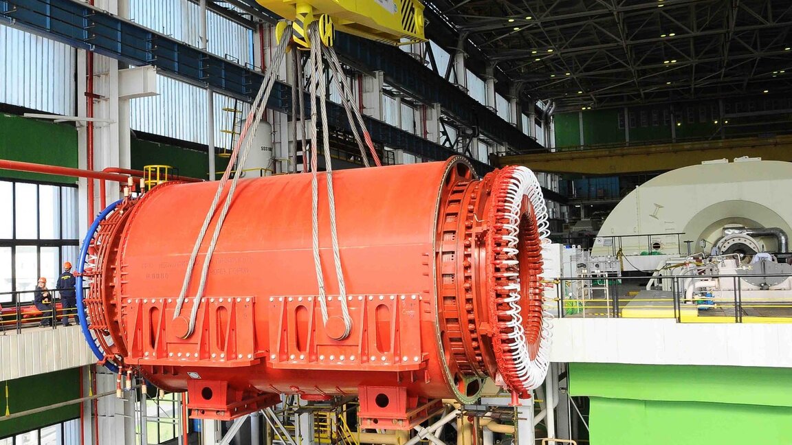 Ravitaillement du réacteur 5 de la centrale nucléaire de Kozlodouy