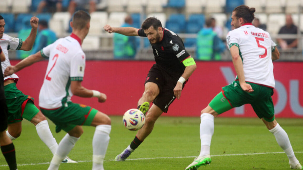 Bulgaria scores another 0:3 loss in World Cup qualifier versus Georgia in Tbilisi