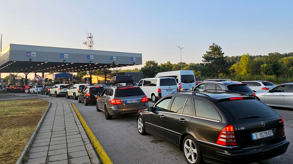 Intense traffic from Bulgaria towards Türkiye