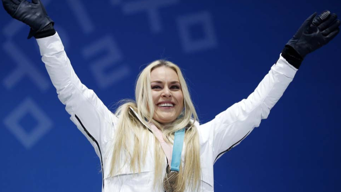 Линдзи Вон спечели бронз в спускането на Олимпийските игри в Пьончан.