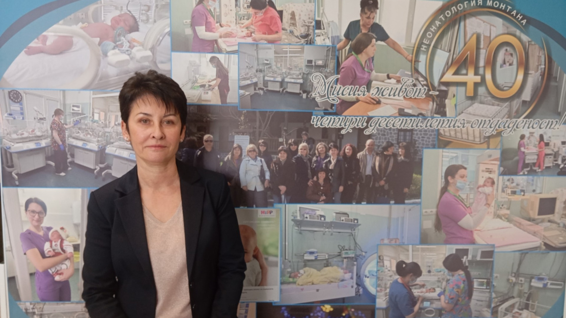 Д-р Антоанета Блажева, началник ННО МБАЛ "Д-р Стамен Илиев" Монтана