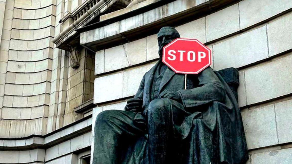 Демонстрацията е от днес сутринта и е на ново студентско движение, наречено СТОП.