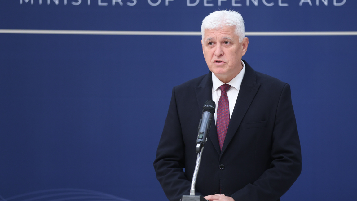 Министърът на отбраната Димитър Стоянов