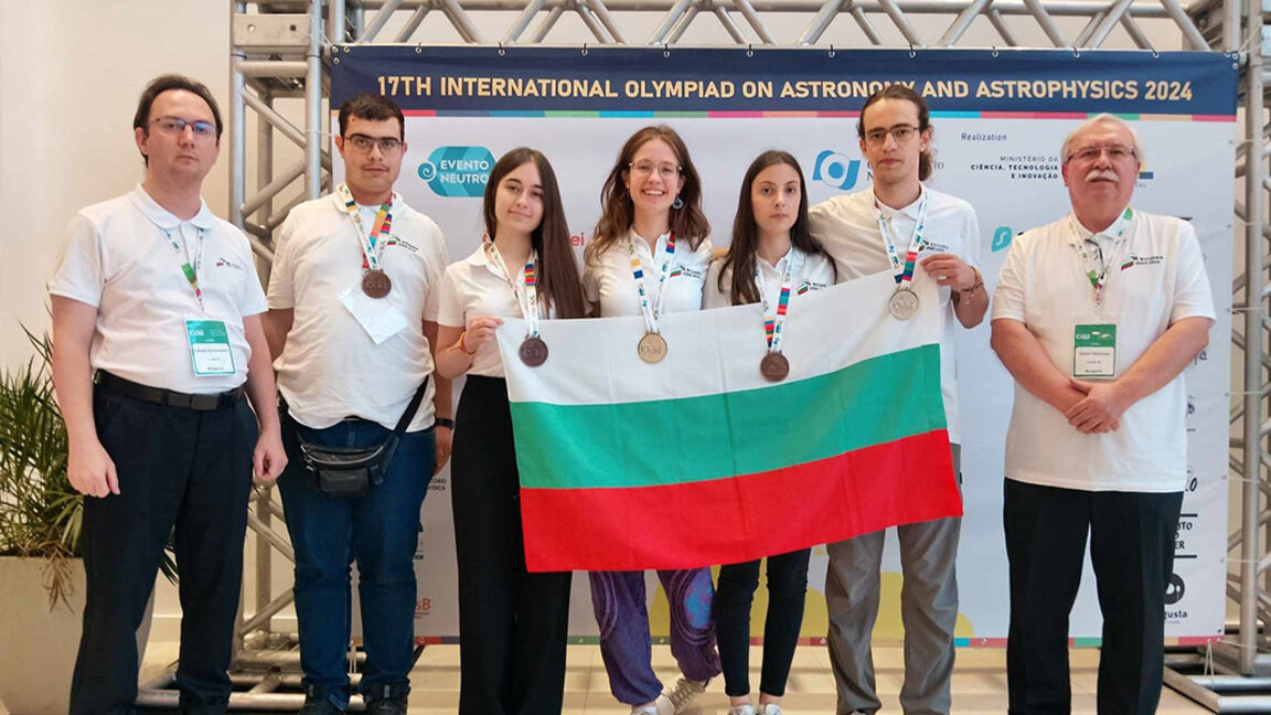 Bulgarian students win five medals at astrophysics competition in Brazil