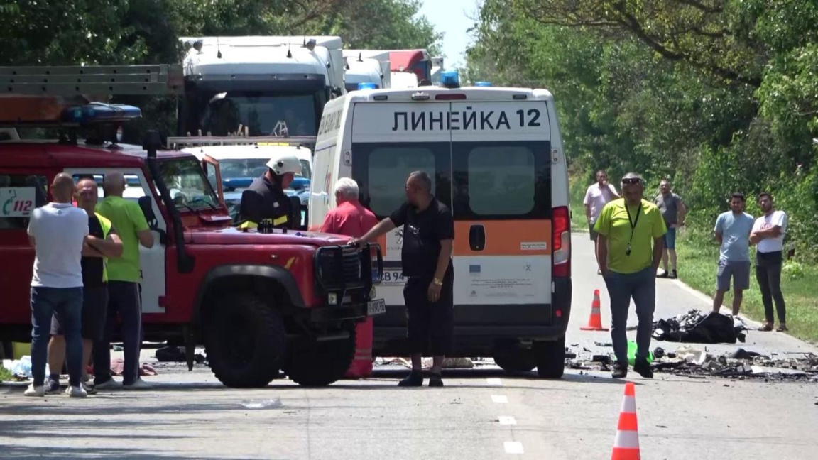 Ruse-Byala yolunda meydana gelen ağır trafik kazası 4 can aldı