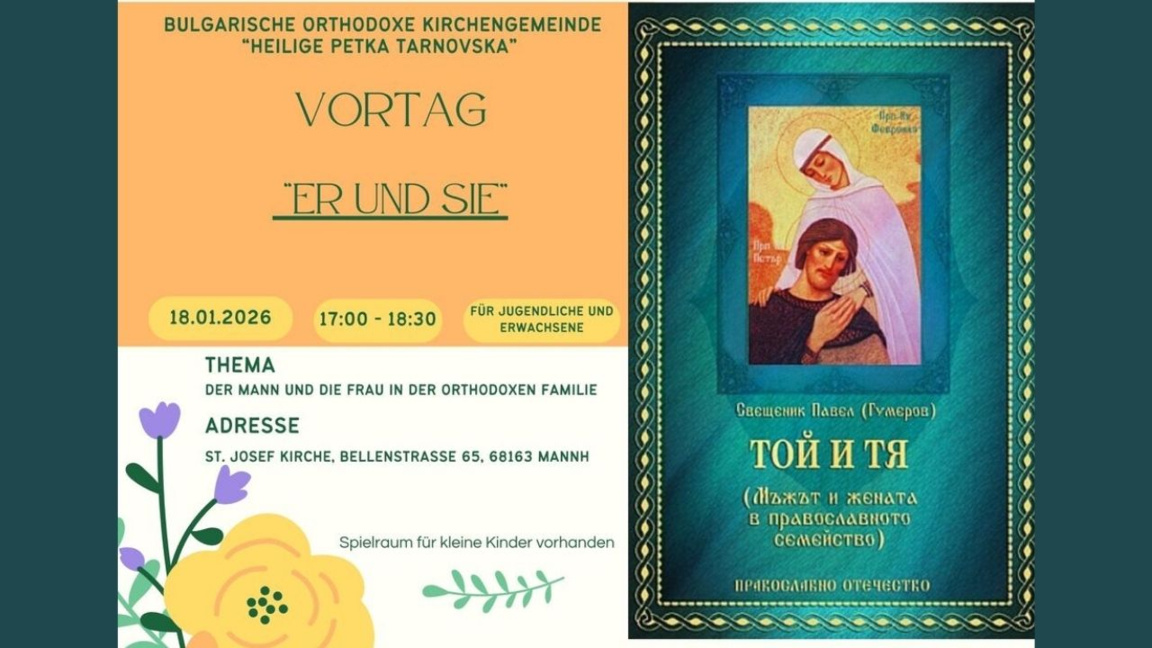 Vortrag über das theologische Verständnis der Ehe als Sakrament in Mannheim