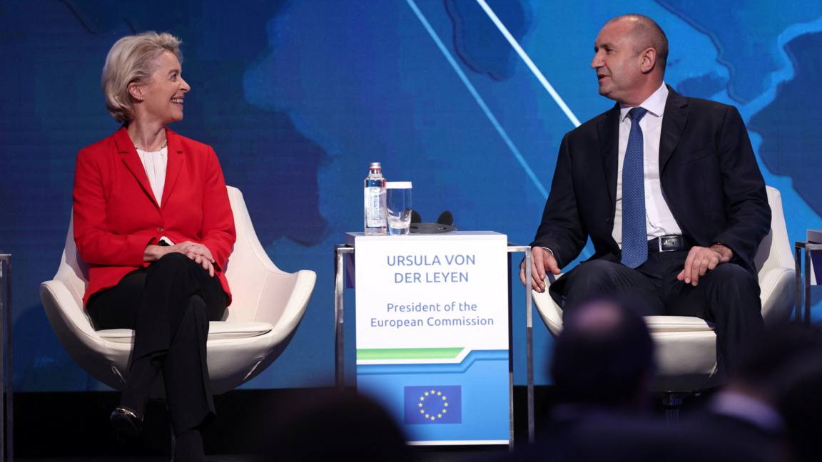 Урсула фон дер Лайен и Румен Радев