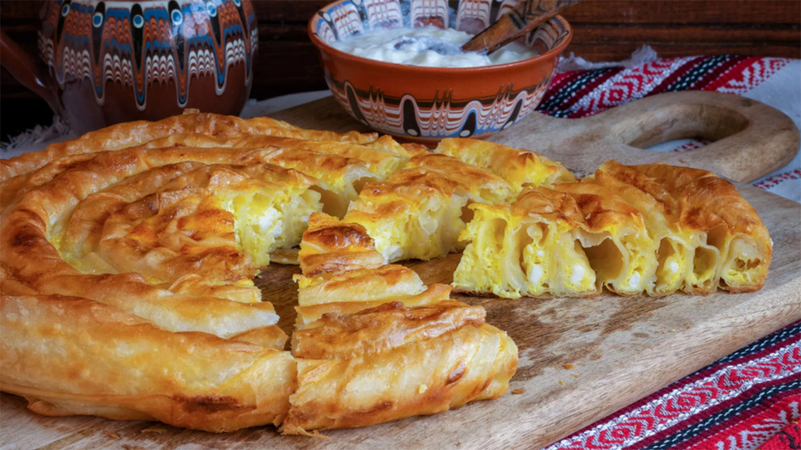 La bánitsa es uno de los platos más conocidos de la cocina búlgara