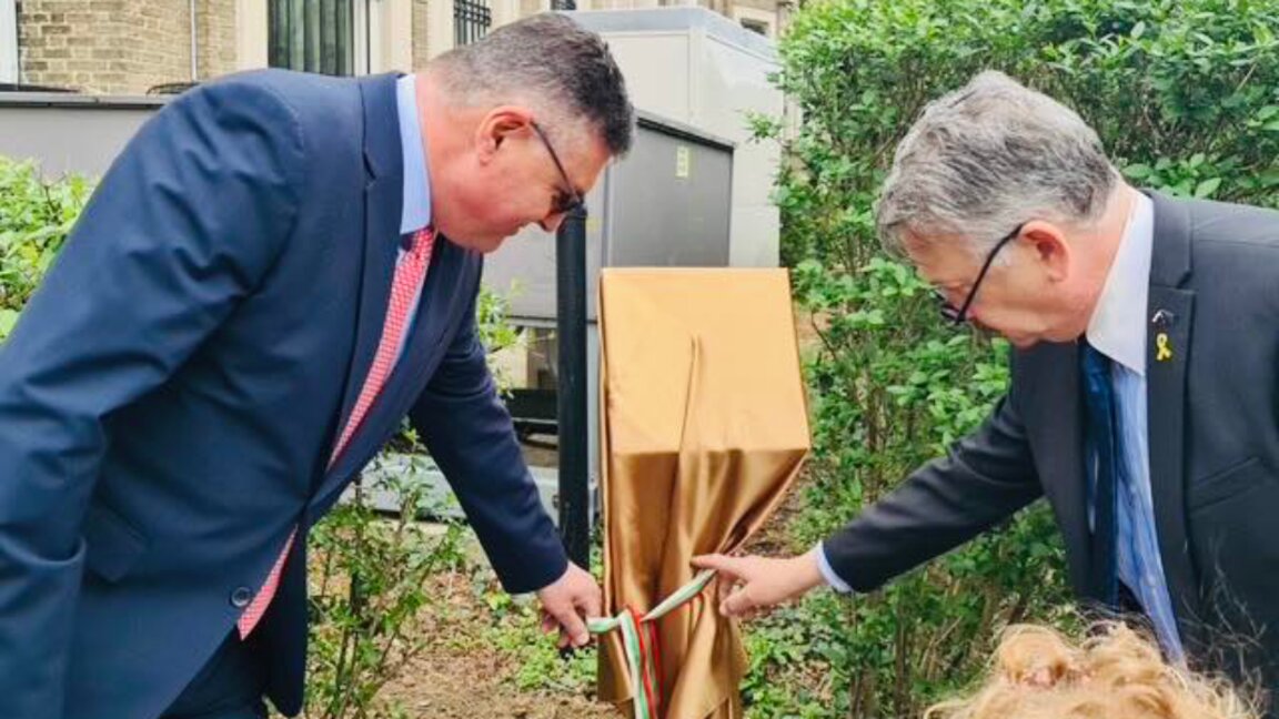 Memorial plaque in honour of Dimitar Peshev unveiled in Washington