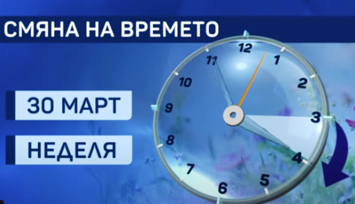 България мина от зимно към лятно часово време