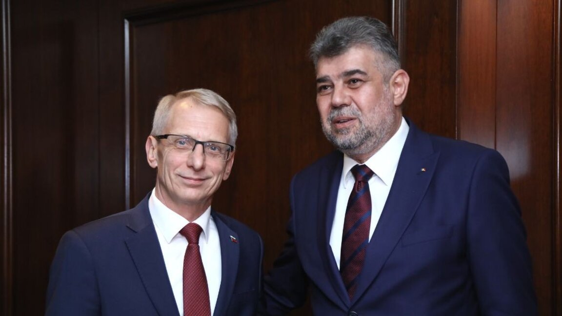 Nikolaj Denkow und Ion-Marcel Ciolacu