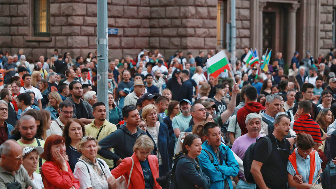 Protest împotriva guvernului a blocat centrul Sofiei