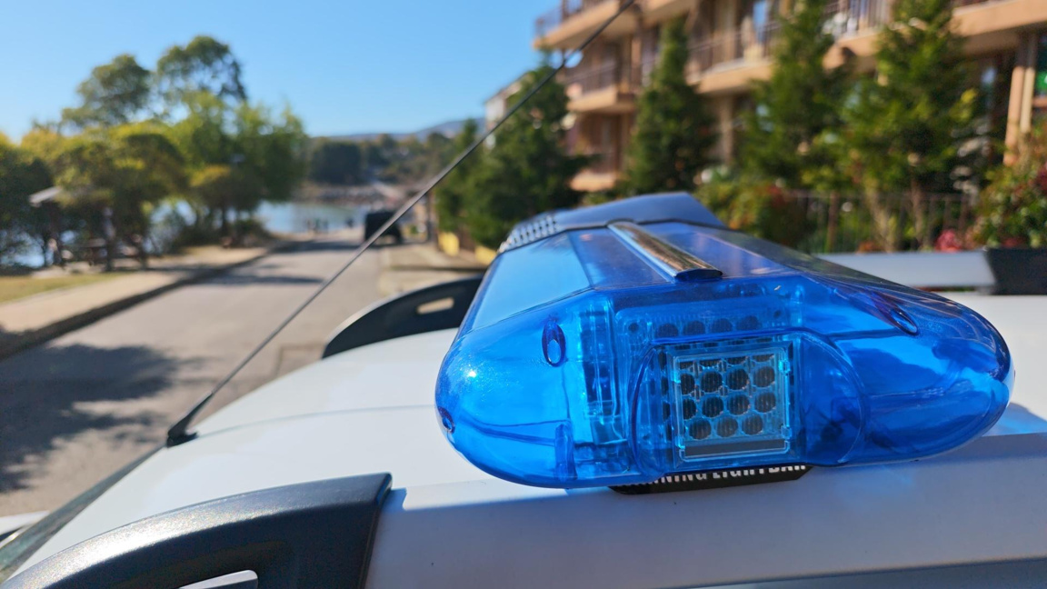 Полиция полицейска лампа