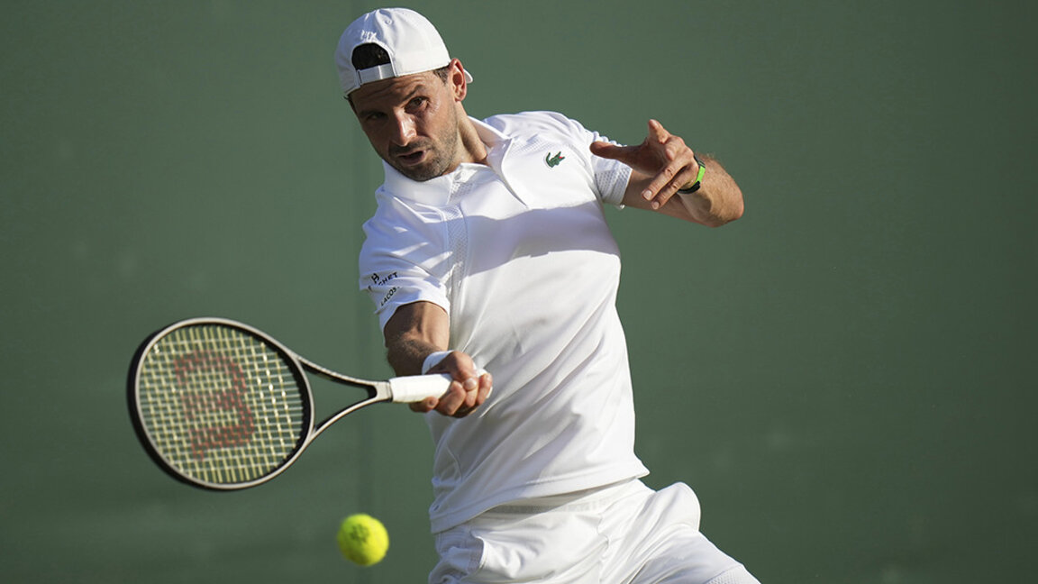 Tennis : Grigor Dimitrov qualifié pour le 2e tour de "Wimbledon"...