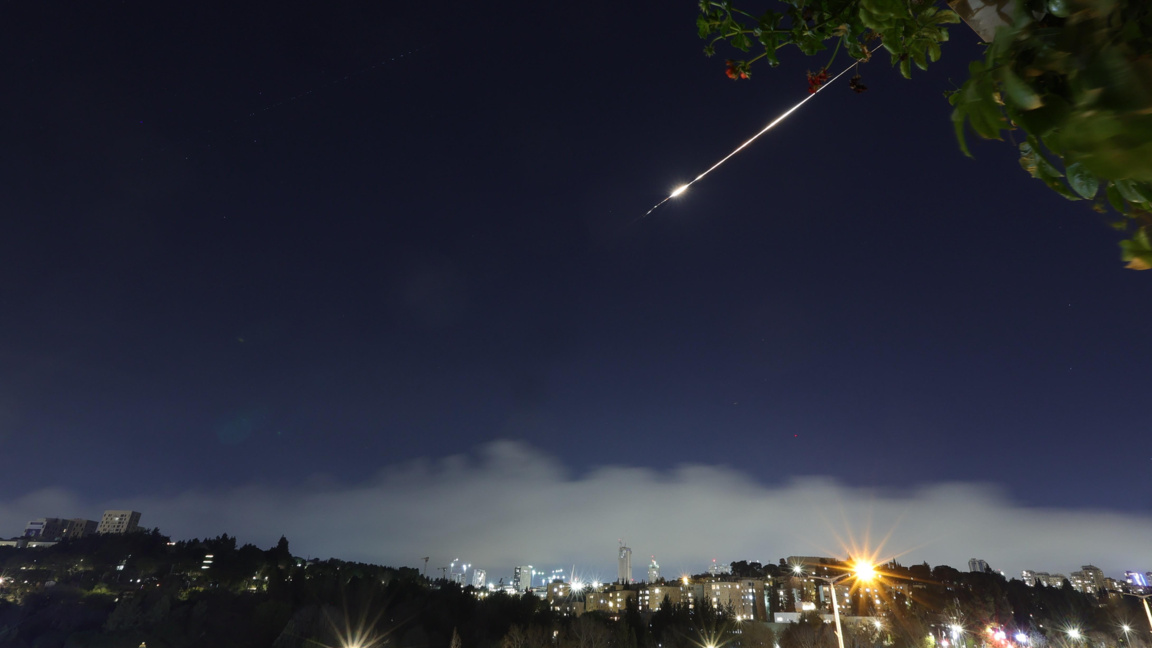 Кадър от небето над Тел Авив