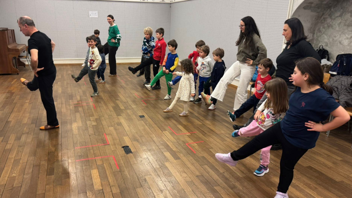 Репетиция на децата от "Канатица" в Швейцария