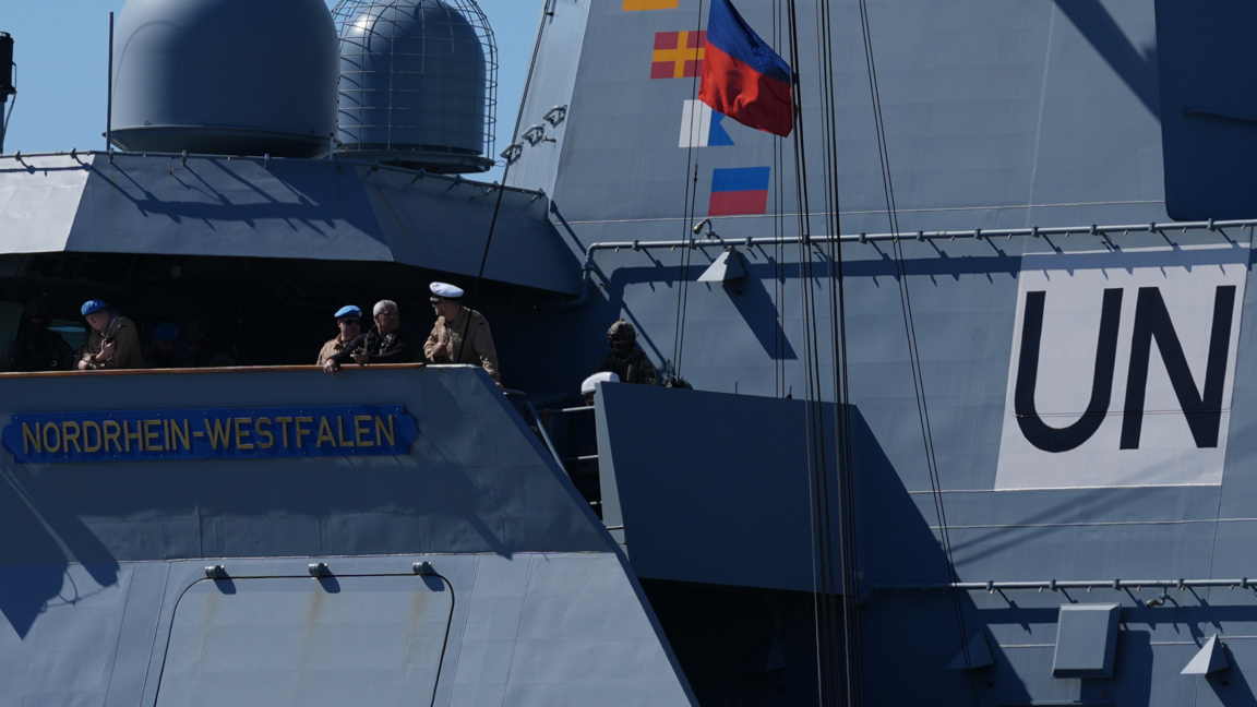 Германската  фрегата "Нордрайн-Вестфален" е в Лимасол 