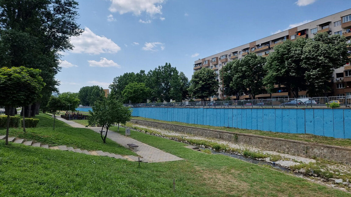 Bulgaria's longest legal graffiti art wall is ready for its opening this weekend.