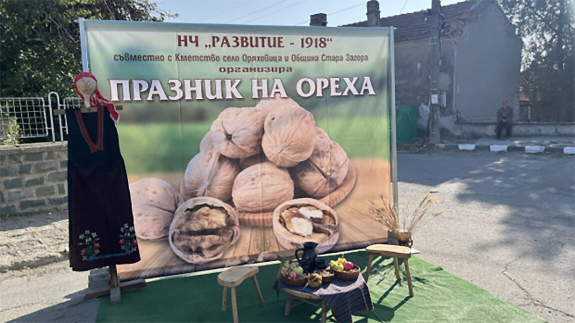 La aldea de Oriahovitsa celebra  la nuez que es su símbolo