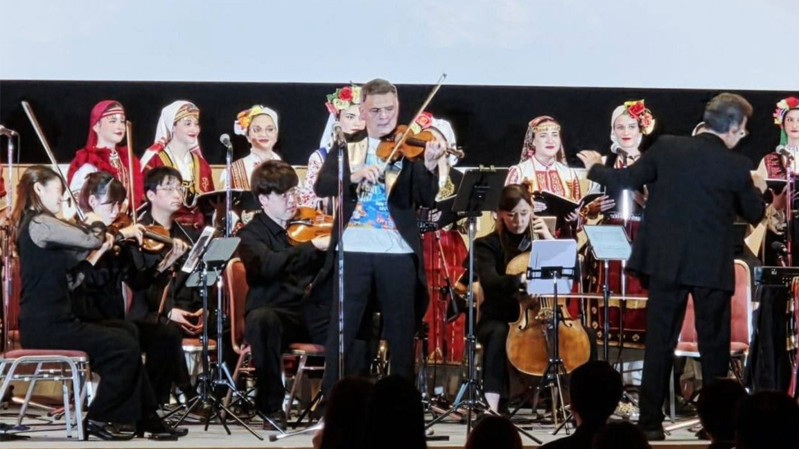 Bulgarian violinist Vasko Vassilev charms the audience in Tokyo