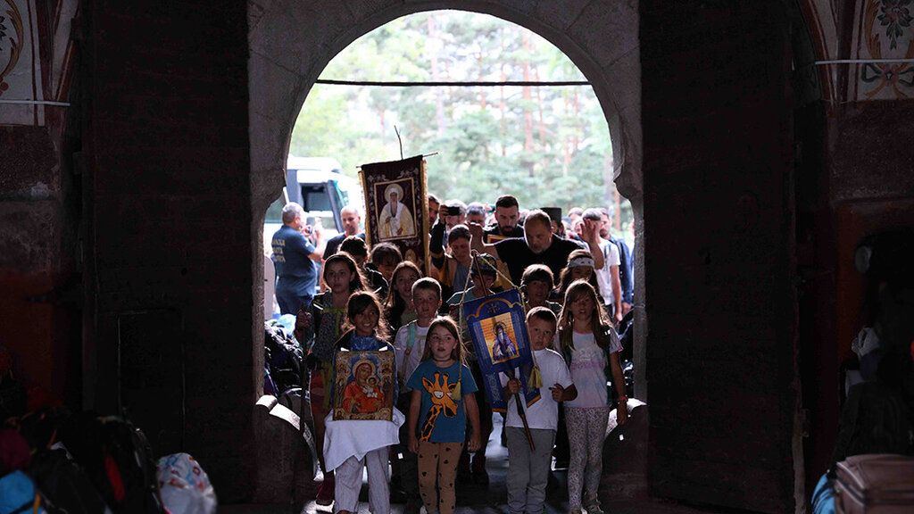 Rila Monastery welcomes 200 pilgrims following the “Rila miracle-worker” pilgrimage trail