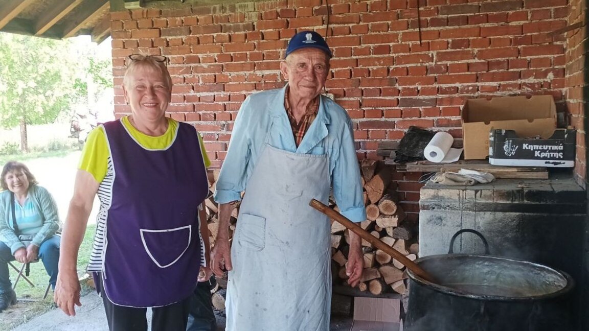 Kurban për Shën Gjergjin në kishëzën "Shën Gjergji" në qytetin Pirdop