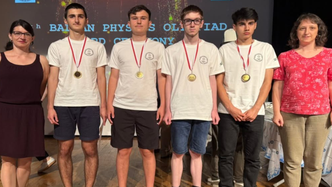 Four medals for Bulgarian students at the Balkan Physics Olympiad