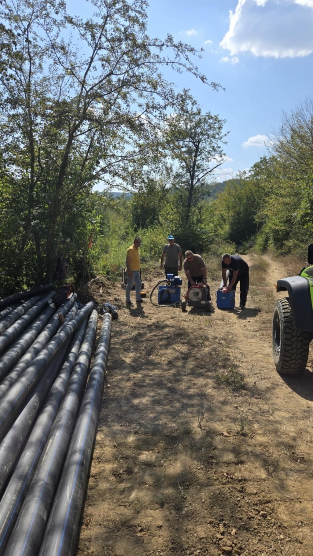 Нов водопровод във Върбица