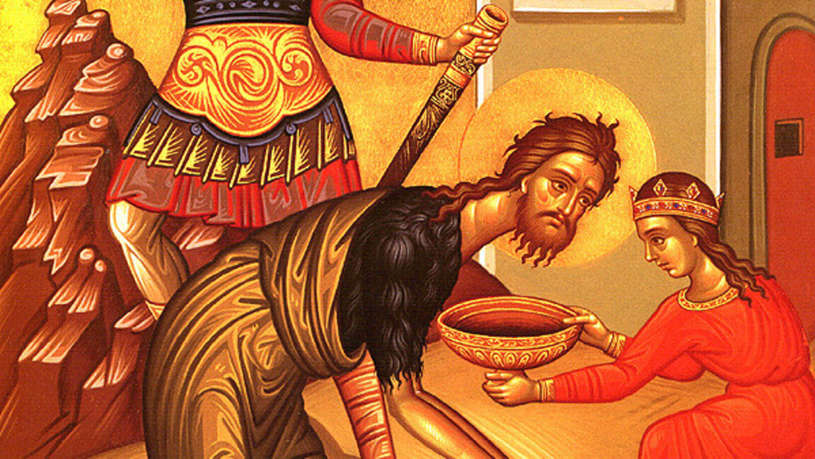 Conmemoramos los sufrimientos de San Juan el Precursor con ayuno estricto