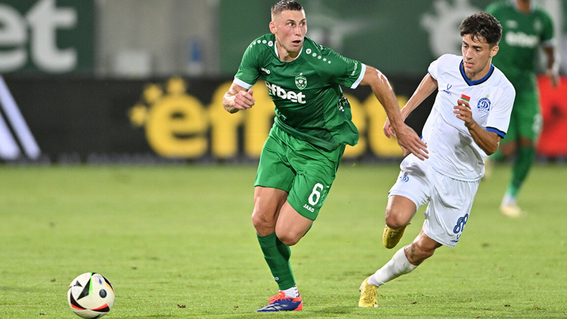 El Ludogorets logra una cómoda ventaja de 2-0 antes del partido de revancha contra el Dinamo Minsk