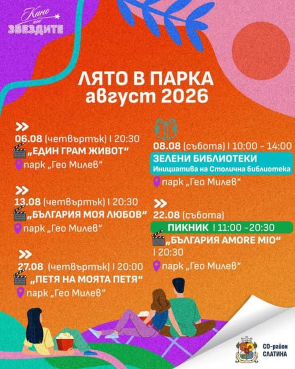Парковете на район "Слатина" стават притегателни културни пространства