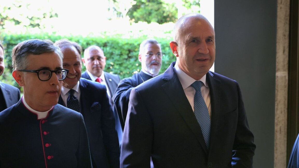 Le président Roumen Radev et le pape François appellent à stopper l'effusion de sang en Ukraine et à Gaza