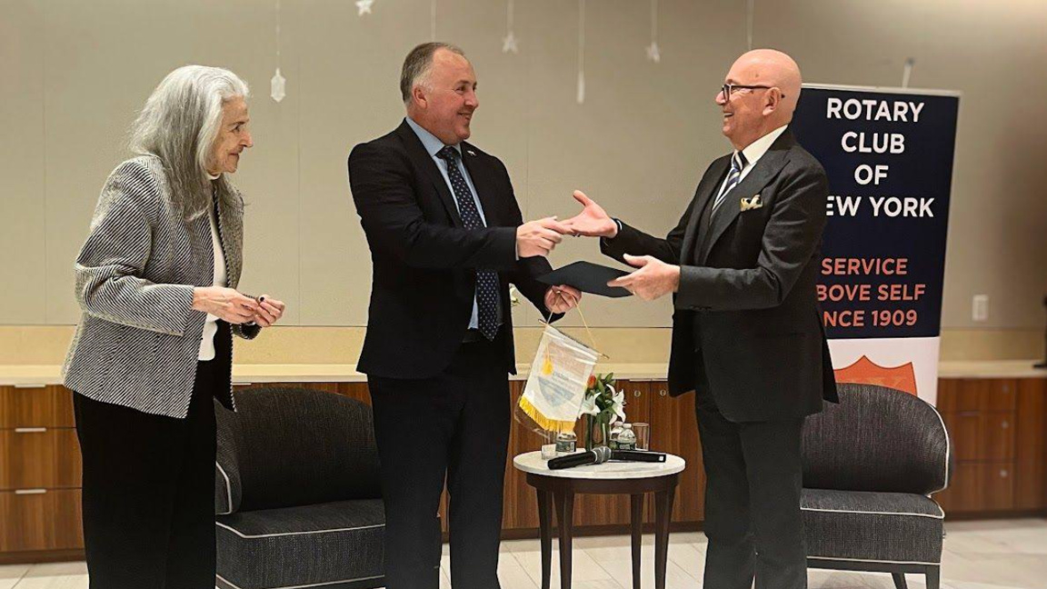 Bulgaria’s Consul General presents country at Rotary Club in New York