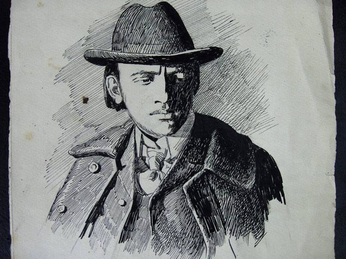 Емануил Попдимитров - автопортрет