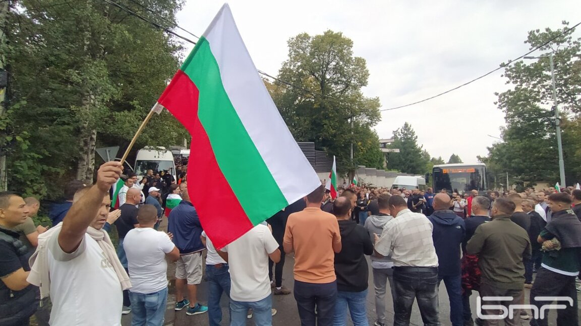 Supporters of Ahmed Dogan go on a "March for Democracy"