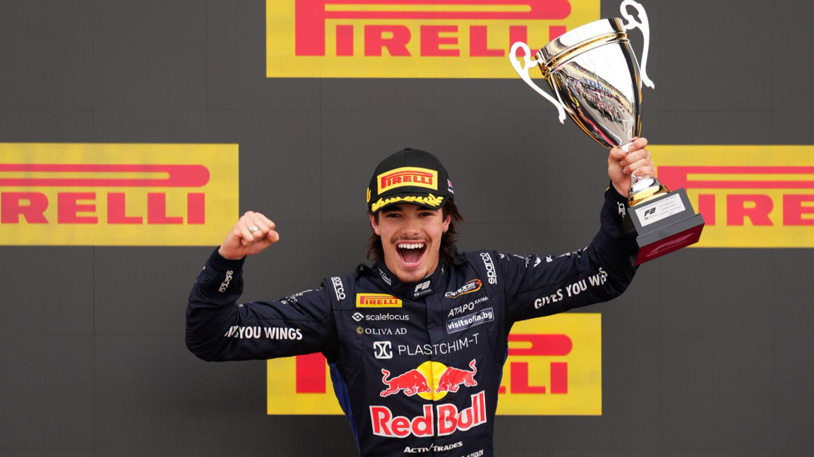 Bulgaria's Nikola Tsolov returns to the top in Formula 2