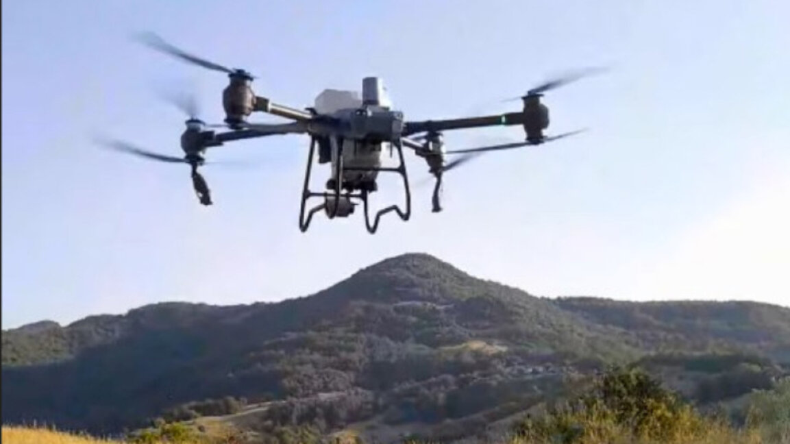 Fas çekirgelerine karşı dronlu mücadele