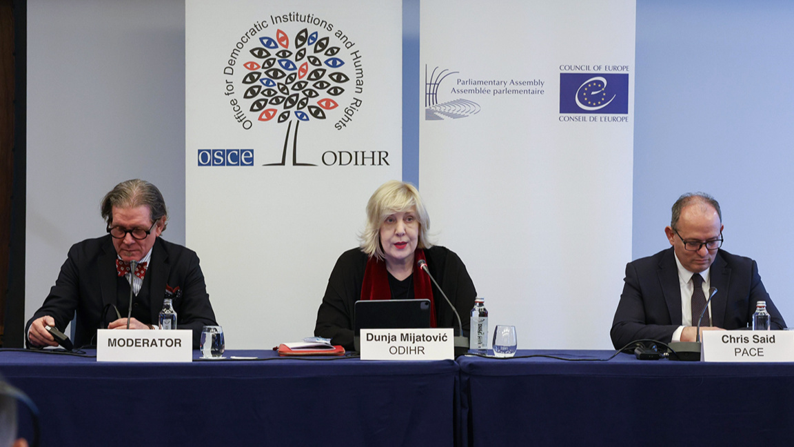 Alegeri – observatori internaționali – conferință de presă, Sofia, 20.04.26