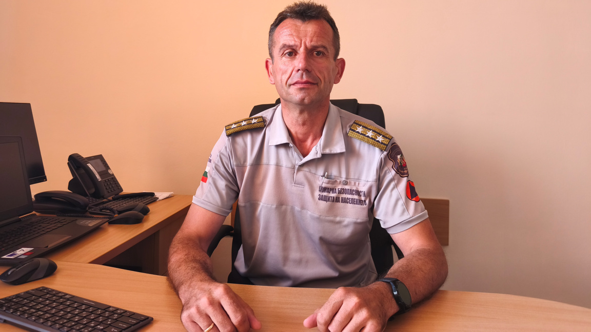 Kırcali İli İtfaiye Müdürlüğü Müdürü Nikolay Kirilov