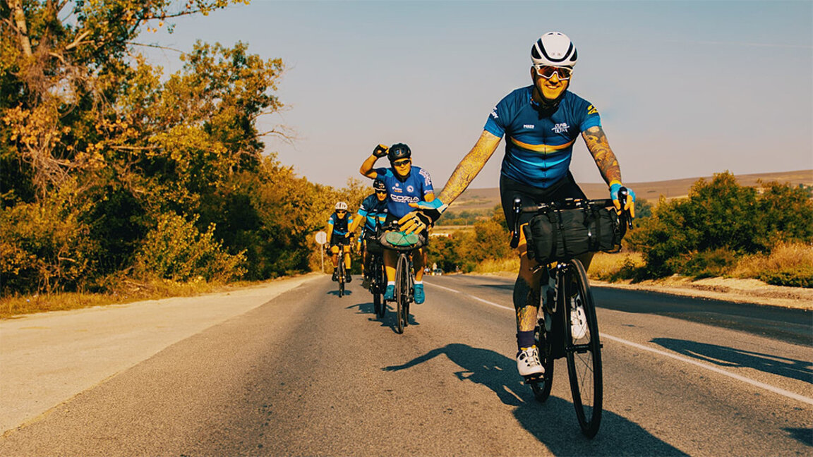 Start în forță pentru traseul „Dunav Ultra”: 140 de cicliști au pornit din Vidin spre Durankulak