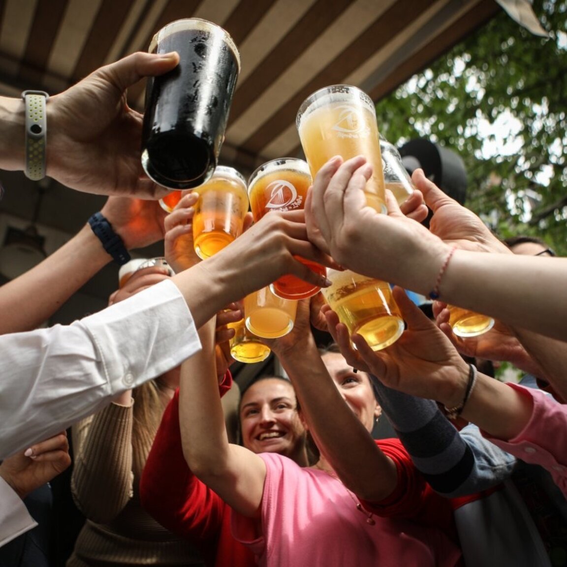 Craft beer on tap at Sofia's Hops Street festival at the end of the week