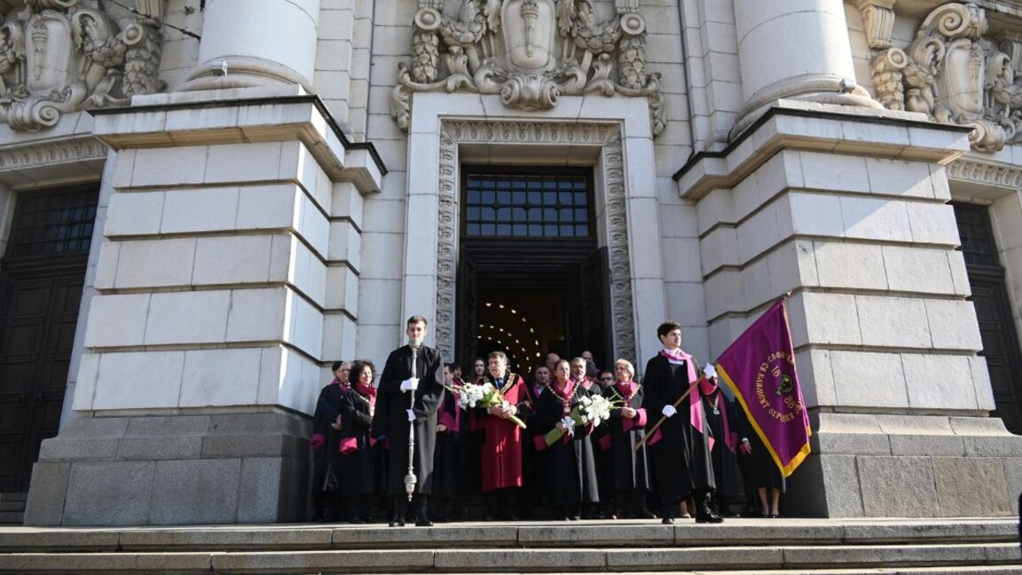 Academic procession on the Day of National Awakeners