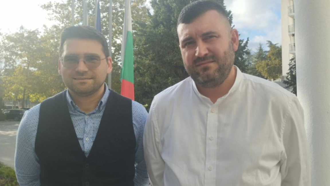 Д-р Георги Димитров и доц. Трифон Вълков (от ляво на дясно)