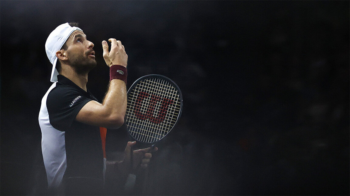 Grigor Dimitrov îl va înfrunta pe Novak Djokovic în finala de la Paris