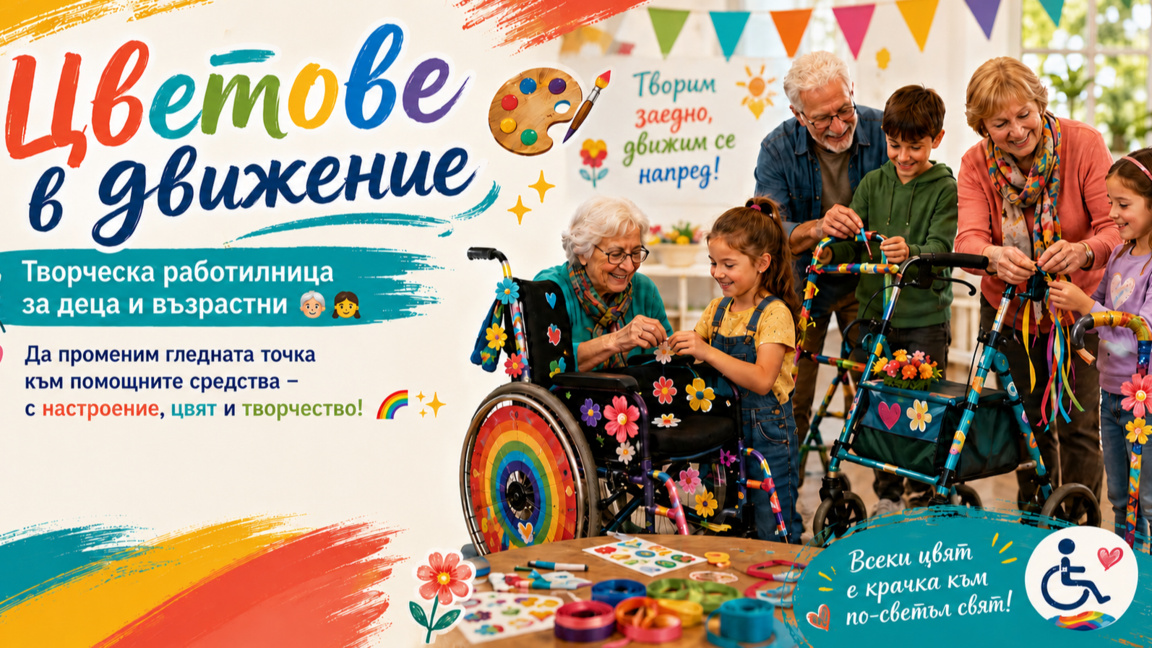 „Цветове в движение“ променя погледа към помощните средства