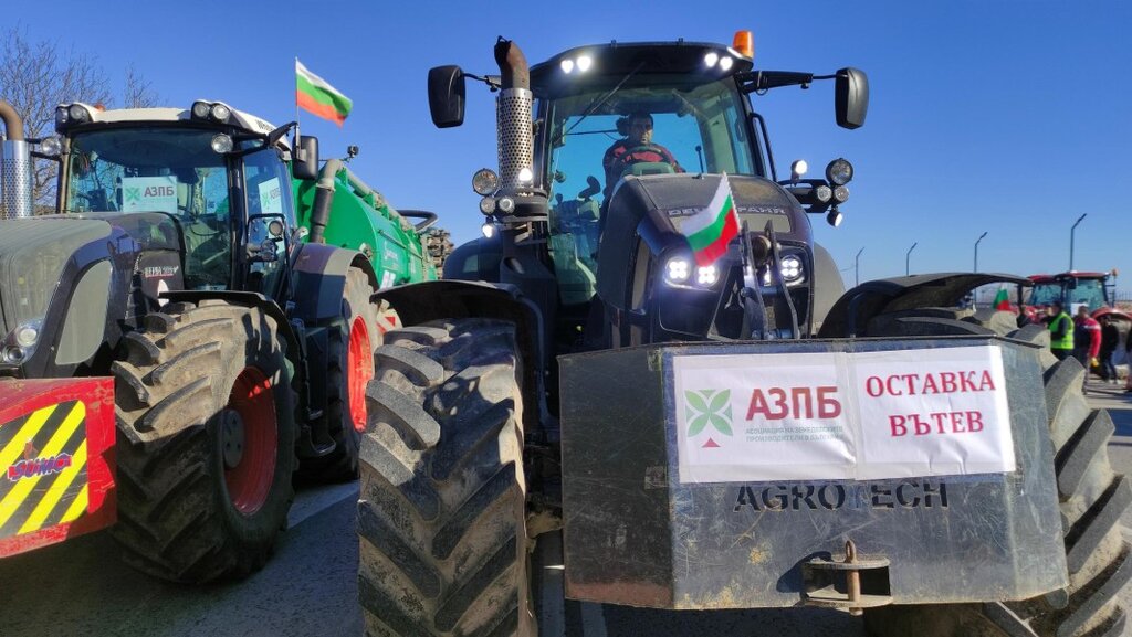 Земеделски протести в България в снимки