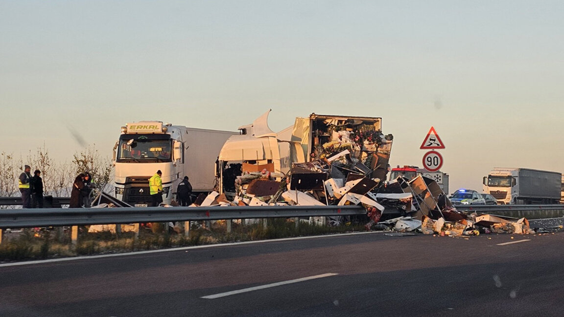 A road accident on Maritsa Motorway has closed traffic towards Türkiye