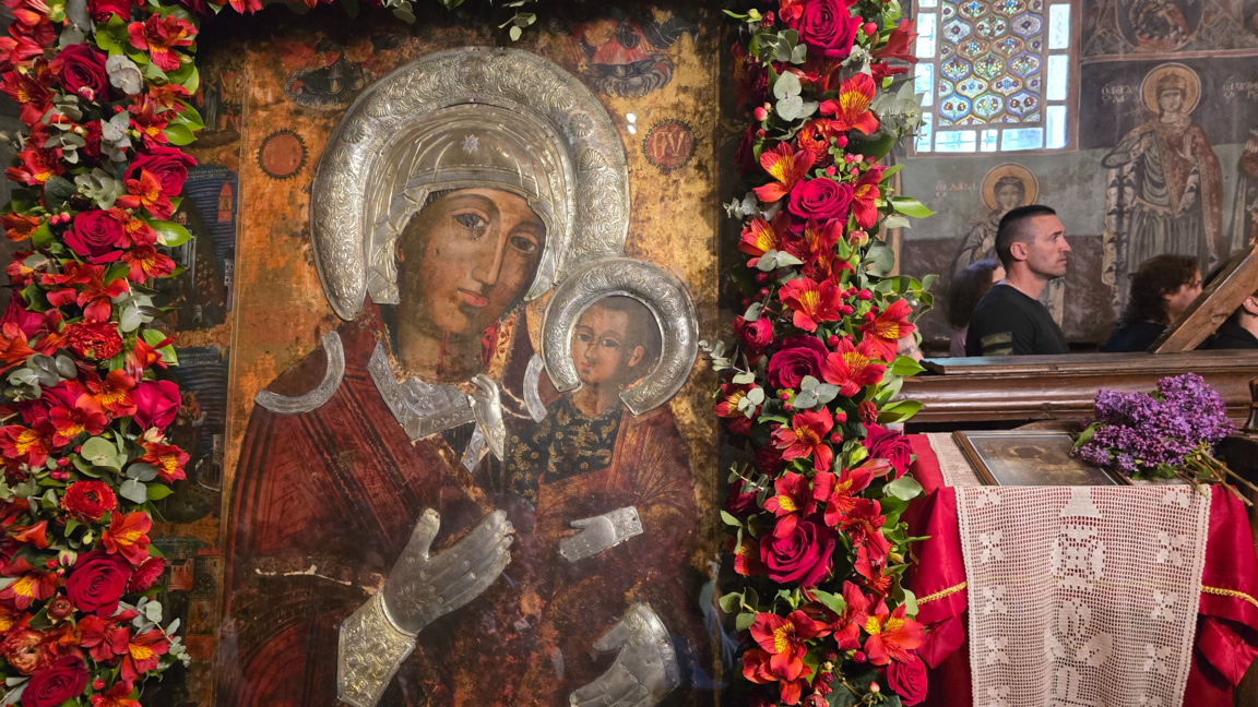 Au monastère de Rojen, hommage à l’icône...