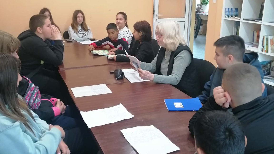Петокласници от Зверино се включиха в маратон на четенето