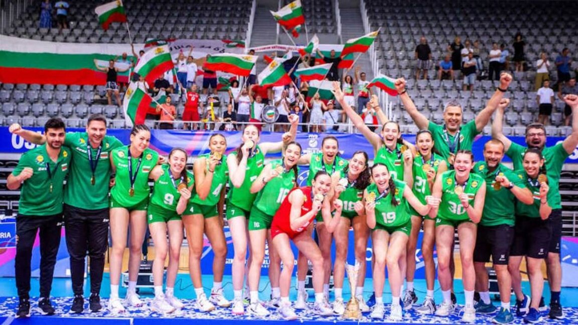 Historic triumph: Bulgaria's girls team is the new world volleyball champion